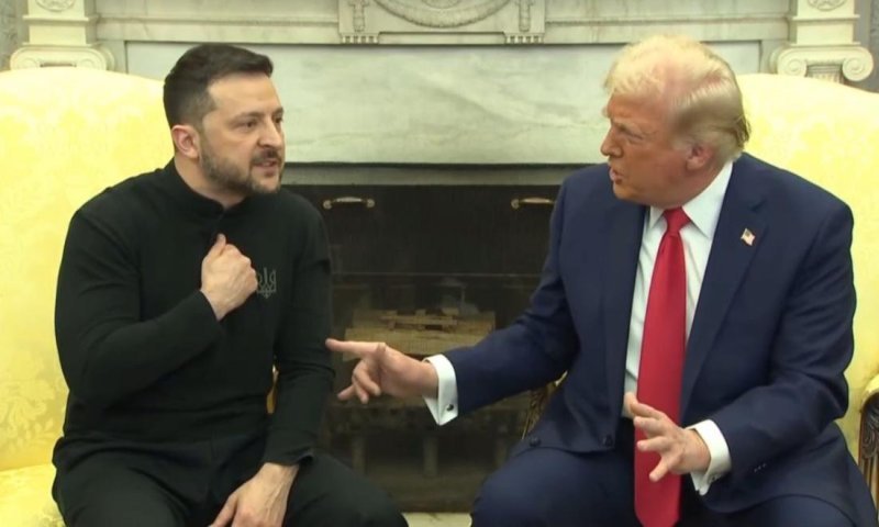 טראמפ בפגישה עם זלנסקי: "פוטין רציני לגבי שלום"