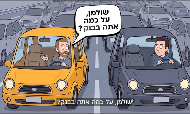 "על כמה אתה בבנק?": הסרטון החצוף שחושף איך רוב המשפחות לא באמת יודעות כמה כסף יש להן