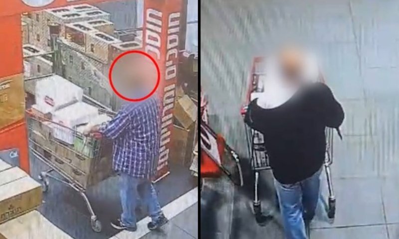 מבני ברק ועד נס ציונה: גנב מוצרים בשווי קרוב ל-100 אלף ש"ח מסופרמרקטים 