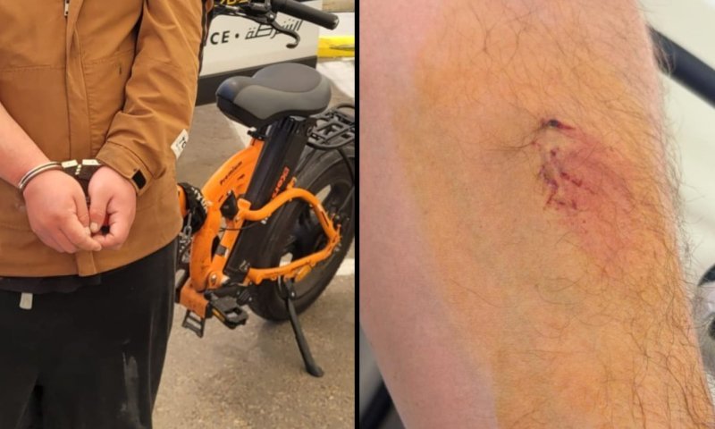 ביצע עברות תנועה, ניסה להימלט ונשך את השוטר: נתין זר מסין נעצר בהרצליה 