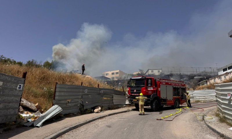 &rlm;שרפה בבית שמש: מעל 100 ילדי חיידר פונו בעקבות עשן כבד