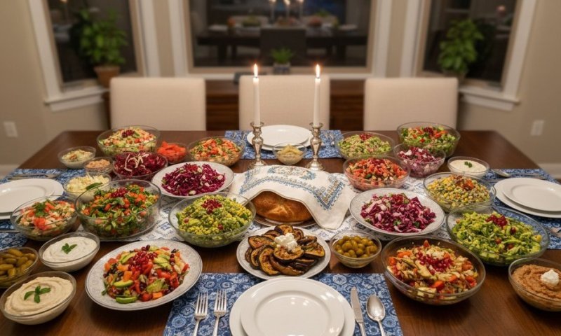 השף יוסי הבלין מגיש: אוסף מתכוני סלטים לשולחן השבת