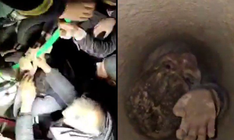 דרמה בסוריה: ילד נפל לבאר בעומק 30 מטרים וחולץ בשלום