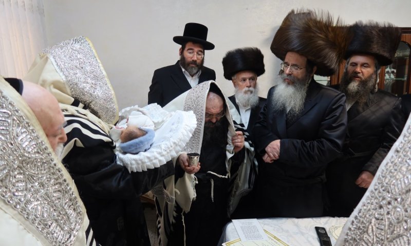במעונו של הרבי: שמחת הברית לנכד האדמו"ר מתולדות משה