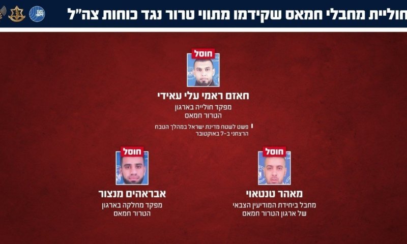 חוסל מפקד חולייה בחמאס שהשתתף בטבח 7 באוקטובר