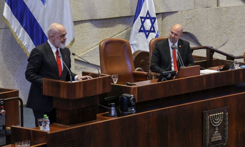 ראש ממשלת אלבניה בכנסת: "איך אירופה שותקת מול הזוועות באיראן"