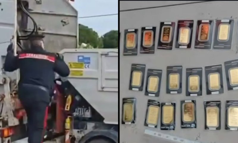 בשווי חצי מיליון שקל: השליך בטעות 20 מטילי זהב לאשפה &ndash; המשטרה נרתמה לסייע