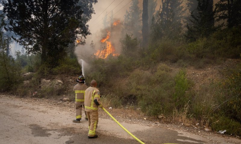 שריפות הענק בהרי ירושלים - הושגה שליטה מלאה בכלל הזירות