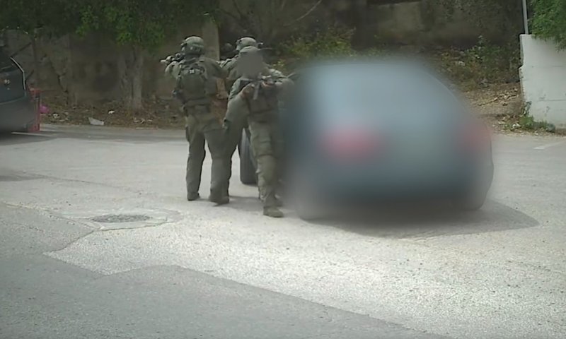 תיעוד: נעצר פעיל הג'יהאד האסלאמי שהיה בדרכו לבצע פיגוע