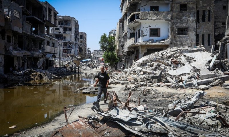 יותר ממיליון מטר רבוע: עשרות אלפי טונות של הריסות פונו ברצועת עזה