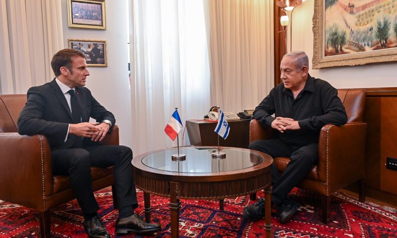 מקרון תוקף את נתניהו: "מדיניותו בעזה מבישה; יש לשקול סנקציות על ישראל"