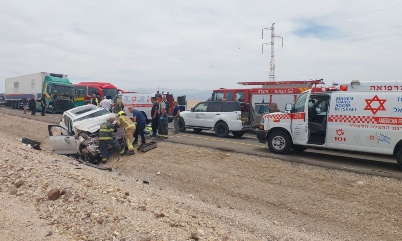 גבר ואישה כבני 60 נהרגו בתאונה בערבה: "מראה קשה מאוד"