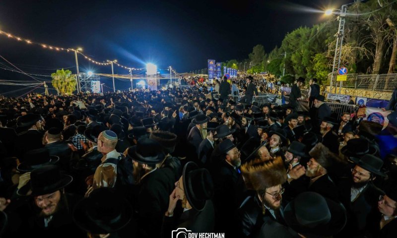 שידור חי מהר מירון: ההדלקות, הריקודים והחגיגות לכבוד הרשב"י