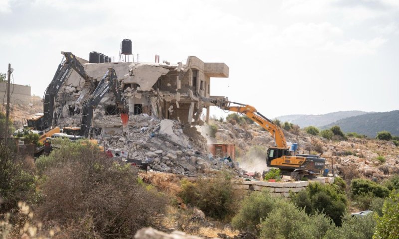 צה"ל הרס מבנה בכפר הסמוך למקום בו נרצחה צאלה גז הי"ד