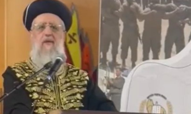 מאות חיילים ביום עיון עם הראשון לציון הגאון רבי דוד יוסף