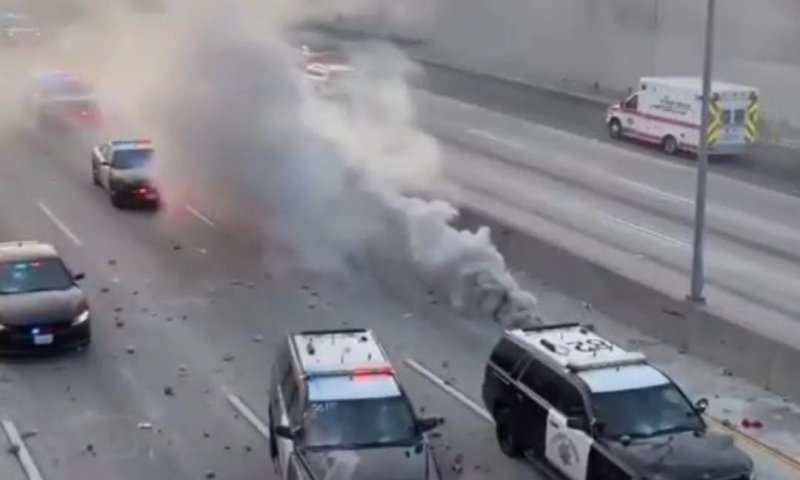אלפי אנרכיסטים השתוללו בקליפורניה, חוללו ונדליזם והשחיתו ניידות