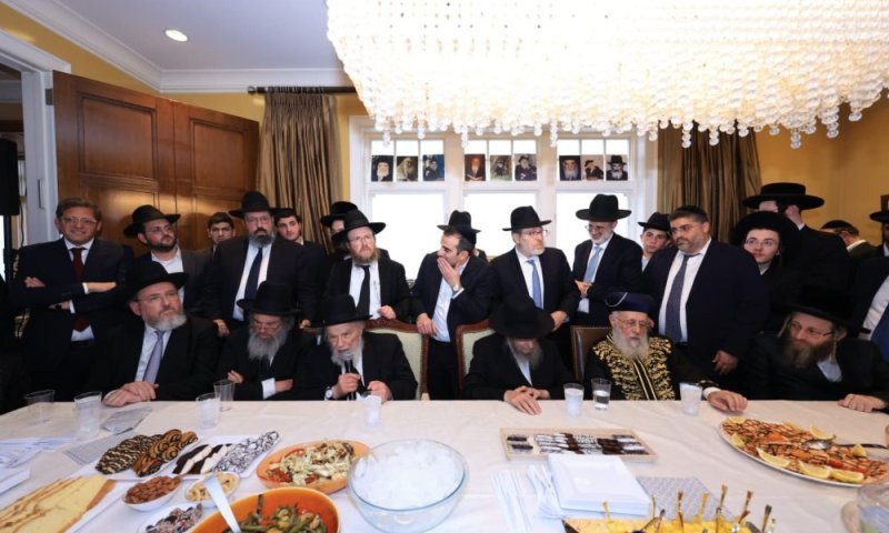 ראש הישיבה בבורו פארק והראש"ל בדיל • כל אירועי וזמני השבת