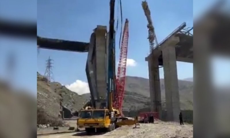 תיעוד: עבודות שיקום נרחבות בגשר B-1 באיראן