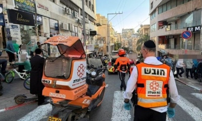 בן 3.5 נפגע מרכב בבני ברק - מצבו קשה, בן 4 נפצע בתאונה נוספת