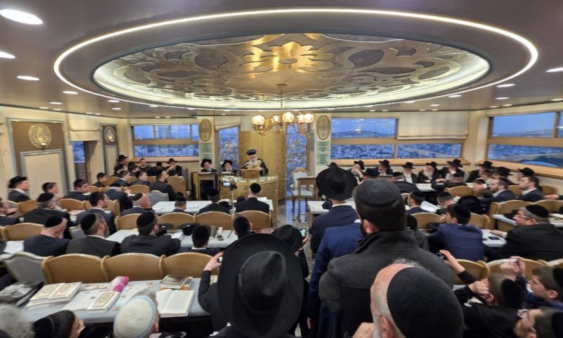 שש שנים בלי הראש"ל: האזכרה השנתית בביתו בביהמ"ד בבית וגן