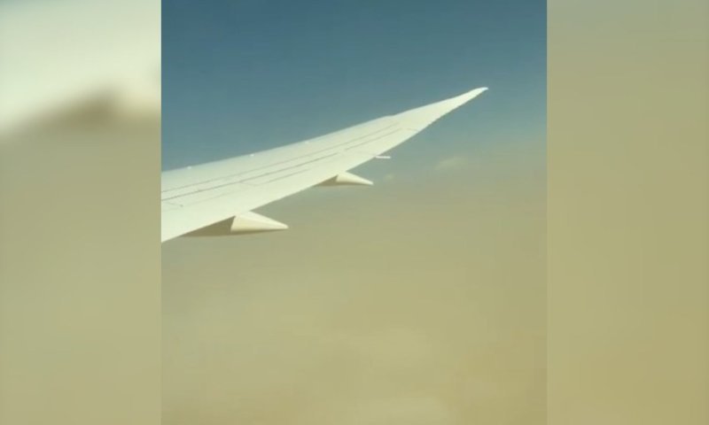 תיעוד אווירי חושף את ענן האובך המכסה את ישראל - כך זה נראה