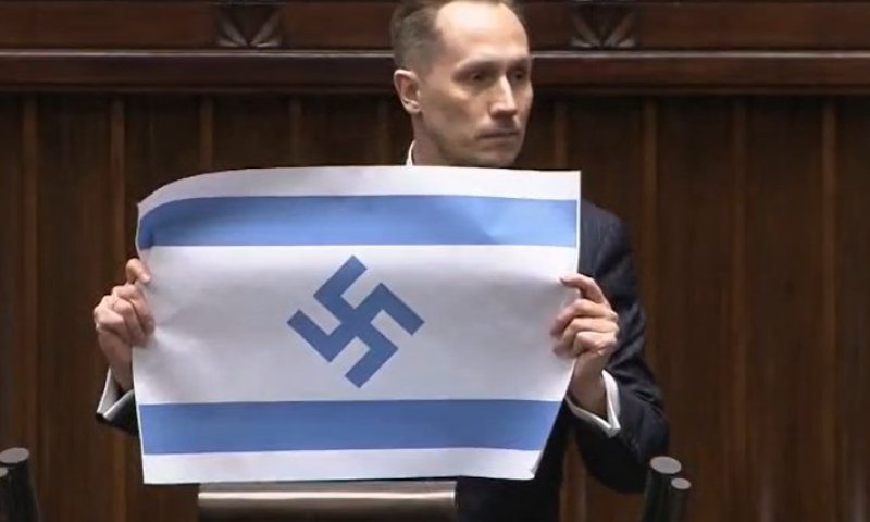 ברקוביץ האנטישמי האשים את ישראל בהיותה "הרייך השלישי החדש"