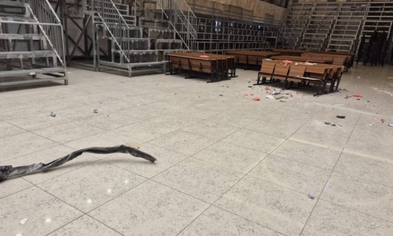 רסיס חדר את גג ה'קלויז' בבאיאן יומיים לפני חתונת נכדת האדמו"ר