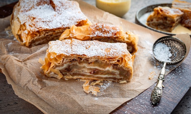 עוגת שטרודל תפוחים משגעת &ndash; ללא גלוטן וסוכר