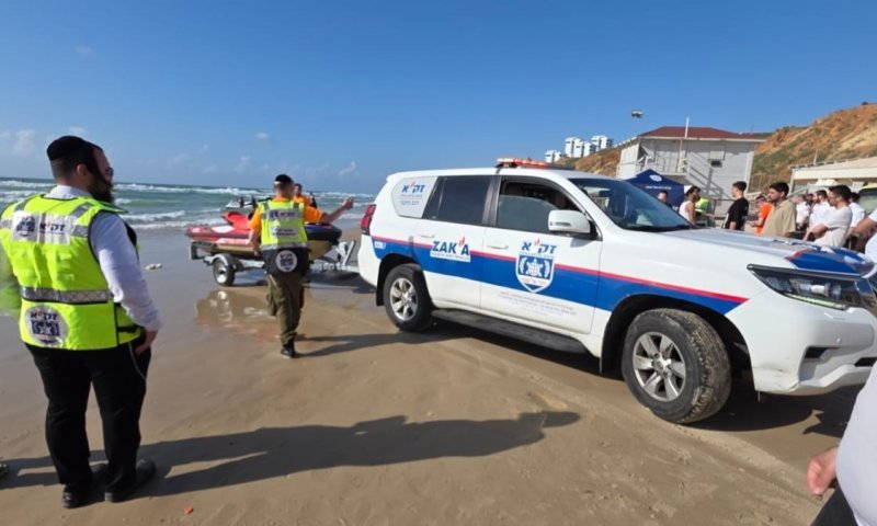 יחידת הצוללים של זק"א בחיפוש אחר צעיר חרדי שטבע בנתניה