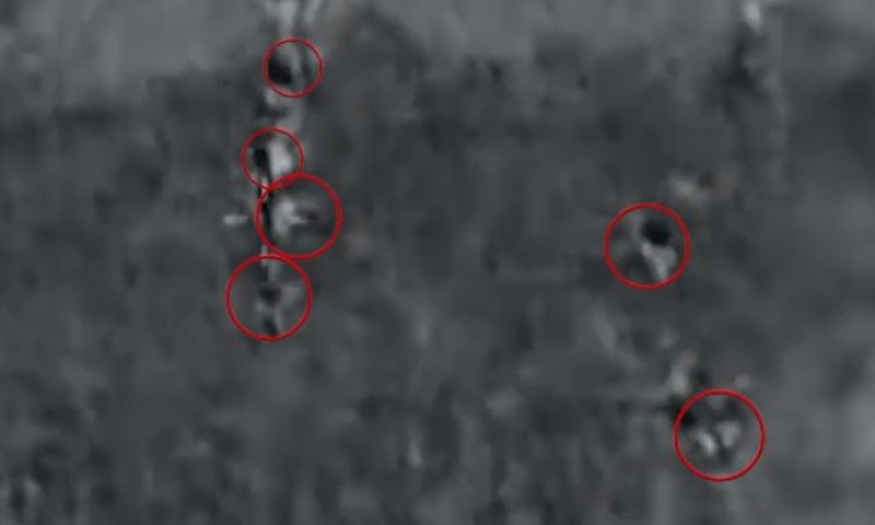 צפו: חיילים איראנים ברחו והותקפו על ידי חיל האוויר