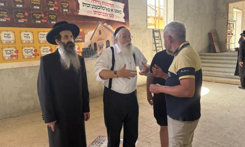 הפתעה בקרעסטיר: ראש העיר הגיע לפגישה על שחזור ביהמ"ד של רבי ישעי'לה