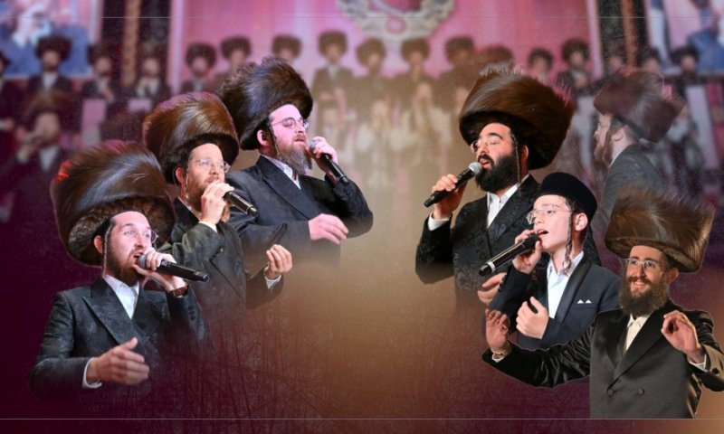 52 זמרים על במה אחת: הביצוע הווקאלי שהדהים את עולם המוזיקה החסידית