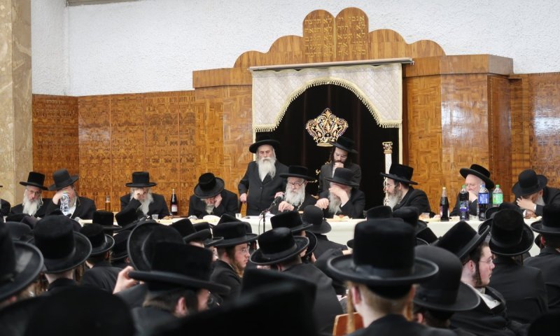 לזכרו של הרב מטשעבין: האדמו"ר מהעדה החרדית נשא דברים בישיבה