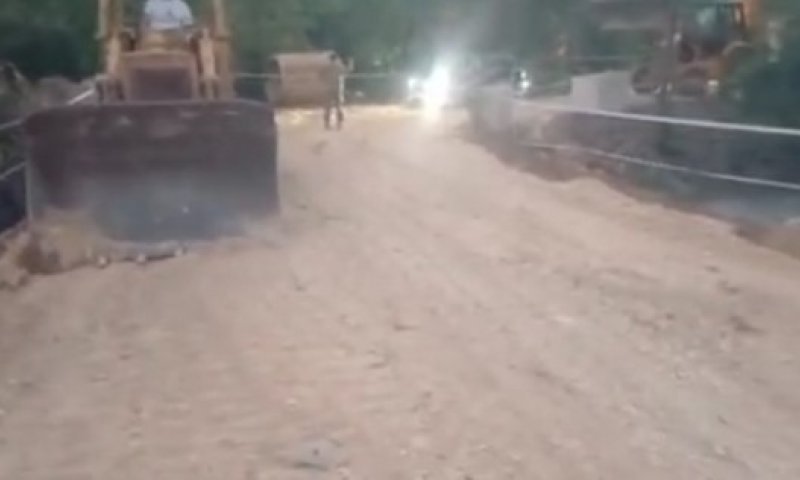 הצבא הלבנוני ומשרד התחבורה הקימו גשר חלופי בליטאני