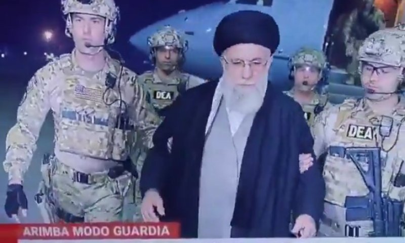 חמינאי "נחטף" בידי כוחות אמריקאיים: כך זה נראה