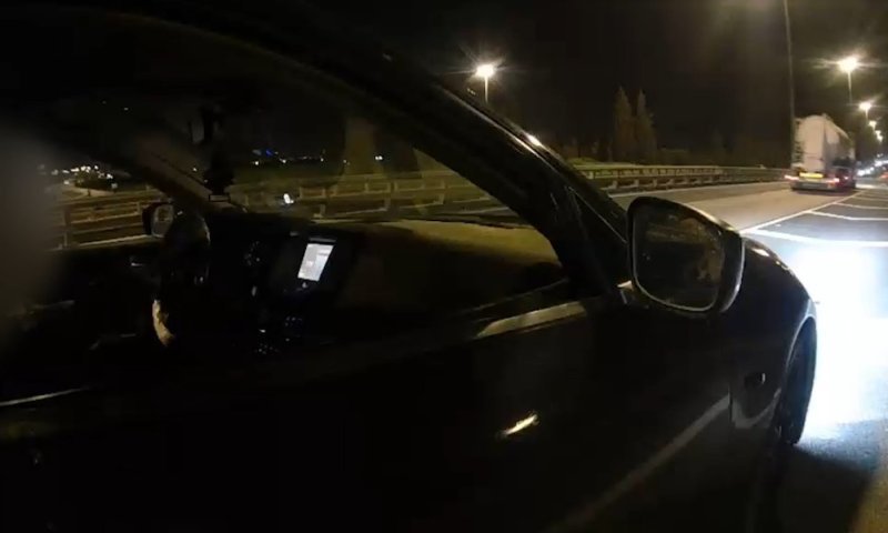 "שרף את כל הברקסים": נסע בכביש 6 במהירות מטורפת ואז הבחין בניידת