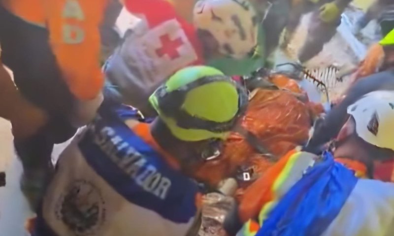 8 ימים מתחת לבטון: המאבטח בוונצואלה שרד בנס גלוי