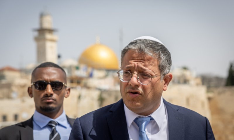 שמירה על המקום הקדוש? לבן גביר יש תוכניות אחרות לגמרי לחוק הכותל