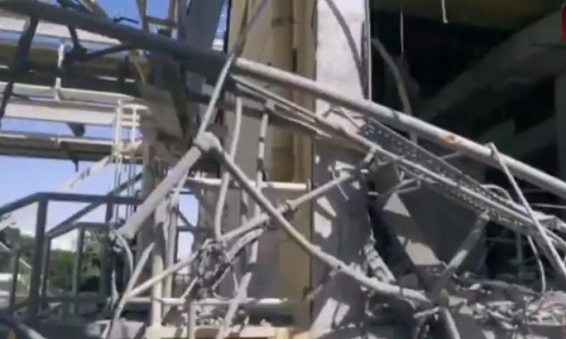 הנזקים בבסיס "אל-עודייד" בקטר לאחר המתקפה האיראנית