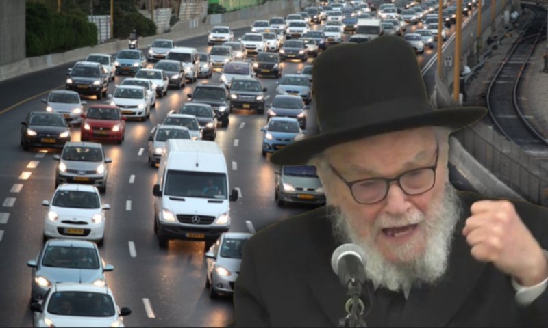 דרמה בדגל התורה: הגרמ"ה הירש בירך את היוצאים ל'מחאת הרכבים'