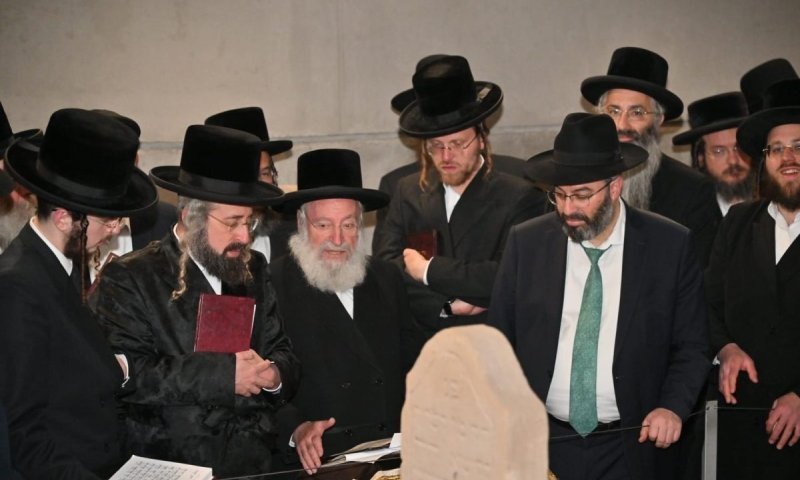 התרגשות במסע "חיי נפש" באירופה: הגאב"ד הגר"א וייס הגיע לחזק