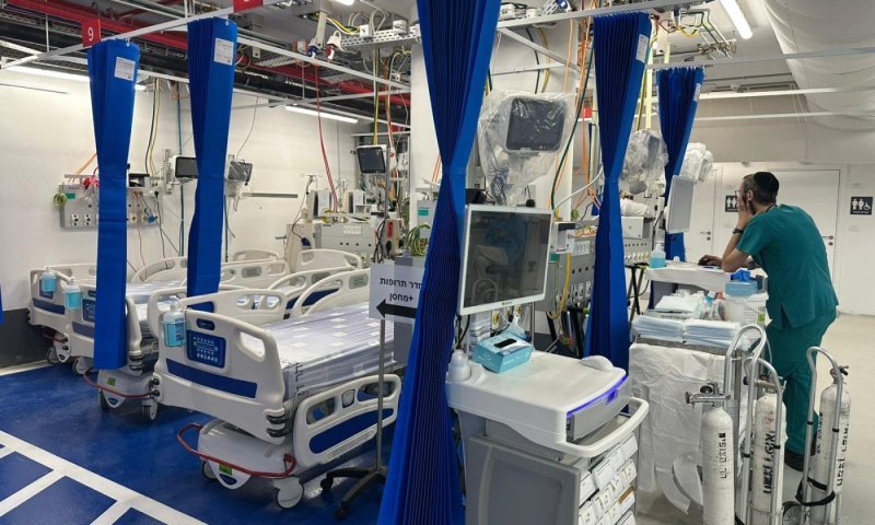 הוקם בית חולים תת קרקעי בתל אביב שיכול לאכלס כ-200 מיטות