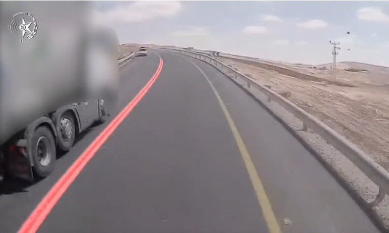 התגובה ההזויה של נהג המשאית: "לא הרגתי מישהו"