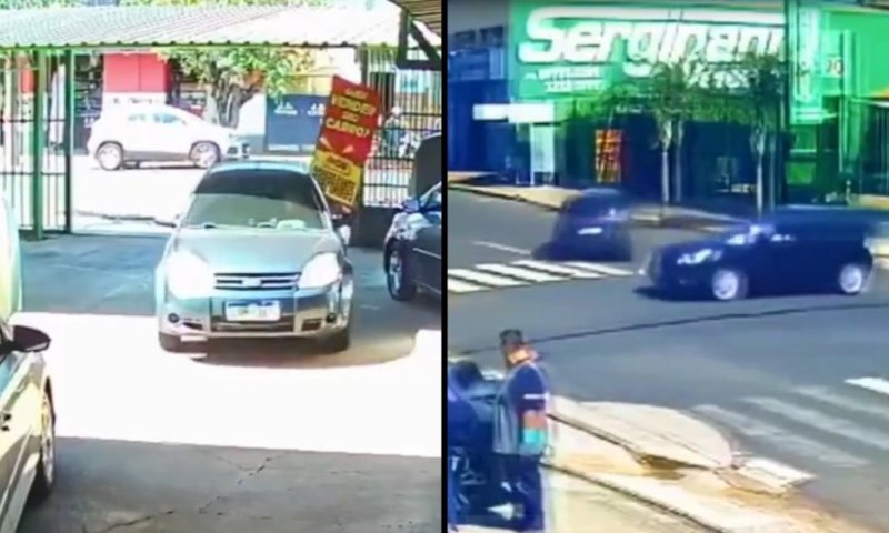 תאונה מטורפת בברזיל: מה הסיכוי? הרכב נחת בחניה בלי לפגוע באף מכונית
