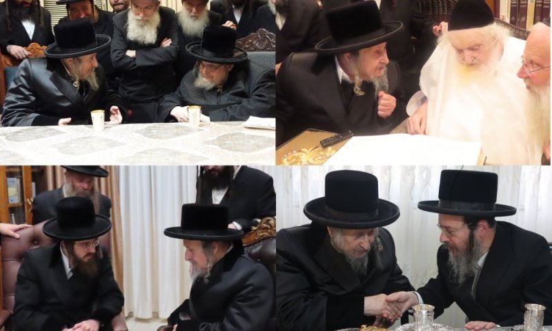 אצל גדולי ישראל ושיחות בישיבות: הרבי מסקאליע בביקור בארץ הקודש