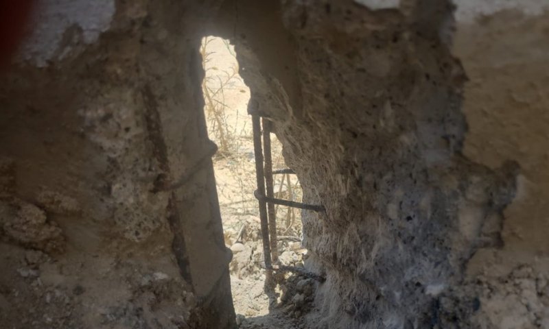 תוך כדי חציבה בחומת ההפרדה בירושלים: לוחמי מג"ב הפתיעו את החשודים 