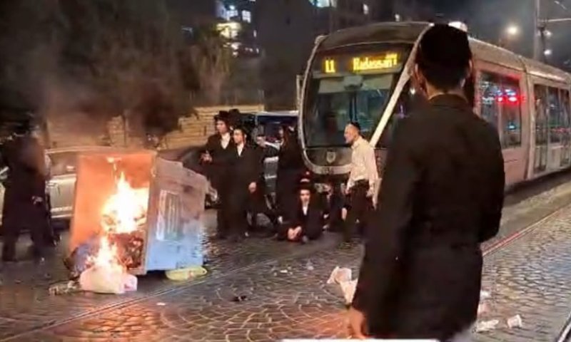 רימוני הלם ומכת"זית בירושלים: חמישה נעצרו בהפרות סדר אלימות