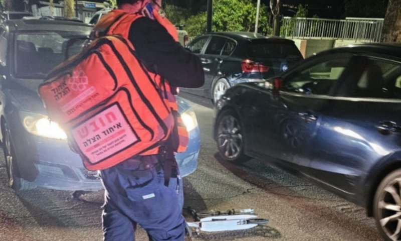 טבריה: ילד חרדי שרכב על קורקינט נפצע בתאונה