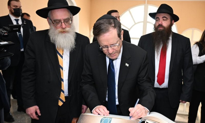 הרצוג החמיא לקהילה היהודית: "עומדת בפני אתגרים בצורה מרשימה"