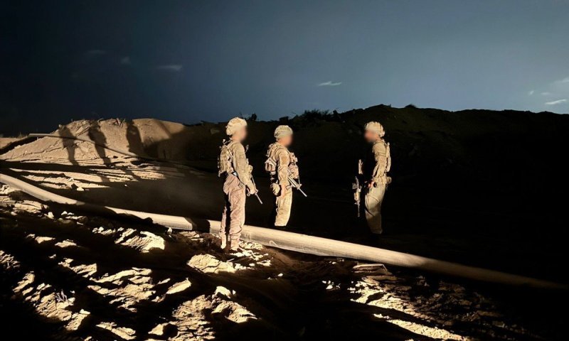 התשתית נחשפה: לאחר הסערה התגלתה מנהרה סמוך לגבול כיסופים